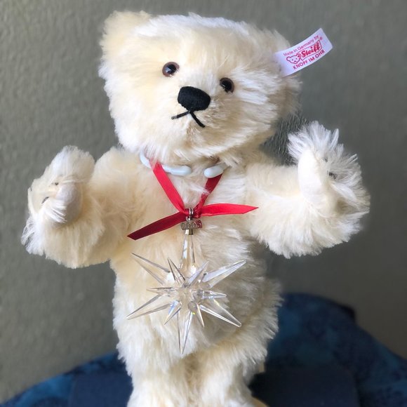 Steiff Teddy Bear   2005 With The Swarovski Ornament - Picture 15 of 15